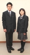 中学校　冬服の紹介